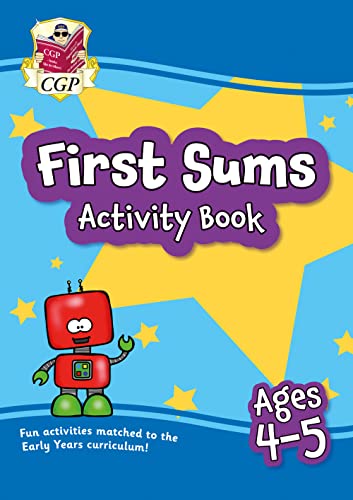 First Sums Activity Book for Ages 4-5 (Reception) (CGP Reception Activity Books and Cards) von Coordination Group Publications Ltd (CGP)